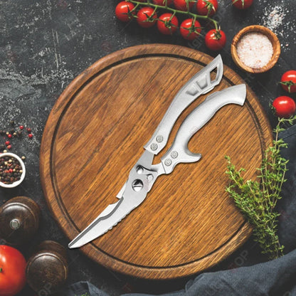 Kitchen Scissors Set Stainless Steel Chicken Bone Scissor Multifunctional Scissors Fish Scales Duck Meat Shear Cooking Tool