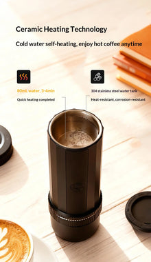 Hero Italian Professional Edition Portable 58mm Espresso Coffee Machine Manual Extraction Maker for Home Cafe Barista Brewing