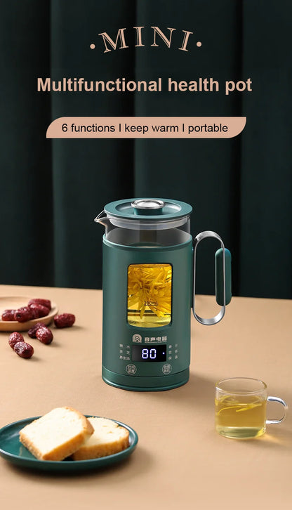Health Pot Multifunction Electric Kettle With Temperature Control Water Boiler 600ml Mini Electric Kettle Smart Portable Tea Pot