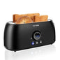Toaster 4 Slice KOTlAN Retro Long Slot Toasters with CountdownTimer Stainless Steel Toaster Bagel Defrost Reheat Cancel Functio