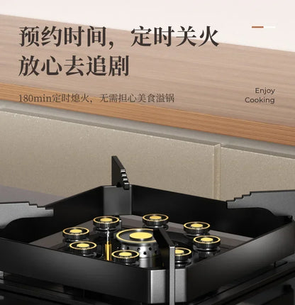 New for home kitchens Large Flame Single Burner Gas Stove for Natural LPG, with Cooktop gas cooker