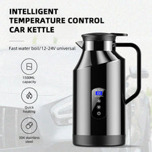 12V 24V Portable Car Hot Kettle 1200mL/1500mL Large Capacity 304 Stainless Steel Thermos Water Bottle Travel For Tea Coffee