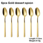 4/6/12/16/18/20/24Pcs Gold Cutlery Set Stainless Steel 304 Tableware Elegant Western Knife Fork Spoon Mirror Dinner Set