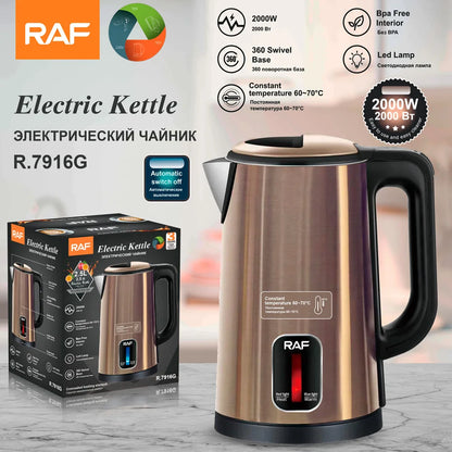 American Standard110VEuropean standard cross-border electric kettle, stainless steel household insulated kettle2.5LAutomatic pow