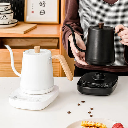 110V 220V 1000W 800ml Temperature Control Hand Brewing Kettle Intelligent Constant Temperature Electric Kettle Coffee Kettle Tea