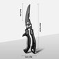1pc Kitchen Scissors, Powerful Chicken Bone Scissors, Black Titanium Multifunctional Scissors for Bone Cutting