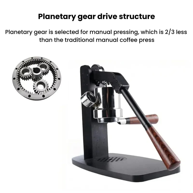 STLF Manual lever coffee machine for easy operation with 9 bar pressure gauge for E61 filter handle
