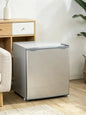 White Mini Refrigerator, Compact Single Door Fridge with 41dB Ultra Quiet Operation, Energy Saving, Small Cooler for Bedroom, Dorm, Office, Apartment, Keep Food & Beverages Fresh All Day