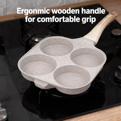 4-hole frying pan breakfast pan nonstick egg hamburger pancake fried egg artifact steak pot