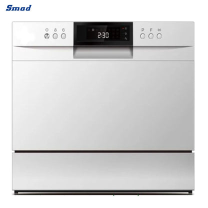 6 Place Settings Dishwashing Mini Portable Countertop Dish Washers Dishwasher Machine