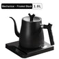 TINSOL 1L Electric Gooseneck Kettle, Manual Brewing Coffee Pot, Smart Teapot, Temperature Control Kettle, 1200W Fast Heating