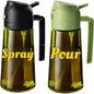 Oil Bottle Oil Spray for Cooking Household Kitchen Spray Olive Oil Barbecue Fat Control Food Grade Spray Pot Kitchen Gadgets
