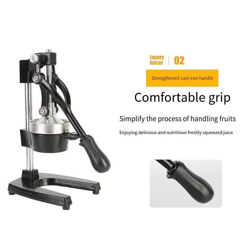 Household Kitchen Manual Juicer Multi-functional Cast Iron Machine Quick-disassembly Easy-to-clean Stainless Steel Fruit Press