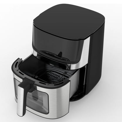 2026 New Model Multi-functional6L 8L Factory OEM Electric Digital air Fryer Household Food Processors, Stainless Steel air Fryer