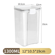 1-5PCS Sealed Jars Large Capacity Waterproof Transparent Scene Kitchen Candy Dried Grain Storage With Lid Fridge Storage Tank