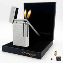 JT.Dunant Lighter Ding Sound Brass Metal Refillable Butane Cigar Cigarette Lighters Fuel Men Smoking Accessory