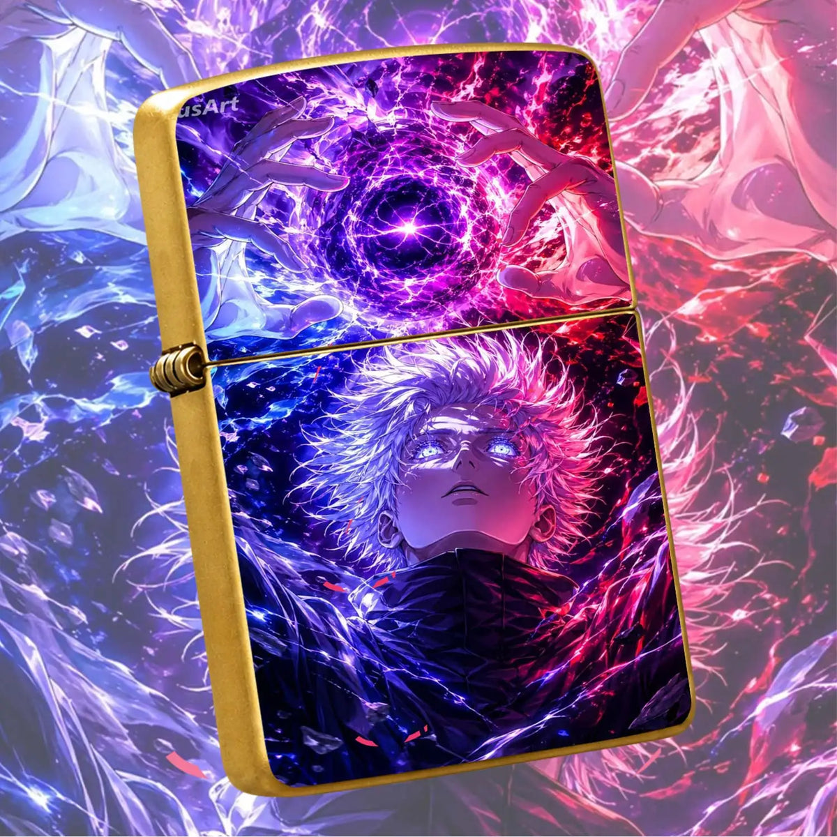 Trendy Anime Jujutsu World Satoru Gojo Cool Special Effect Portable Igniter, Popular 2D Peripheral Item With Stunning Aura, Suitable For All Daily Scenarios, Perfect Thoughtful Gift For Anime Fans And Friends A Humorous And I
