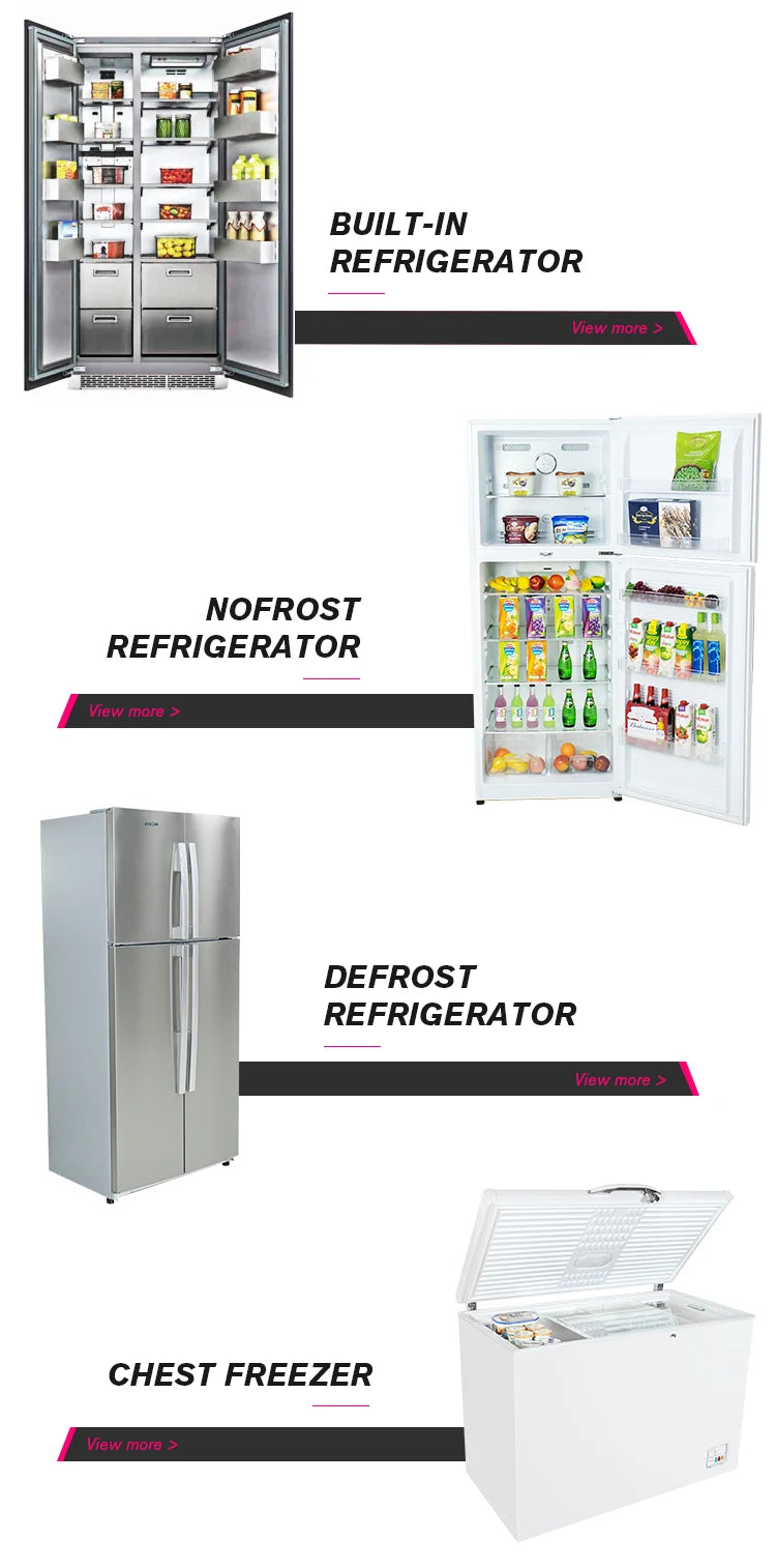 2025 BCD-355WQB Best-Selling Built-In Refrigerator-Freezer - 355L Home Appliance with Premium Cooling Performance