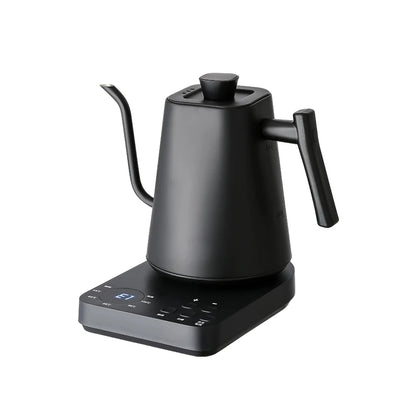 Household Premium Electric Kettle 1L 110V/220V 1200W 304SS Liner Swan Neck 90° Pour Smart Display Auto Power Off Home Coffee Tea
