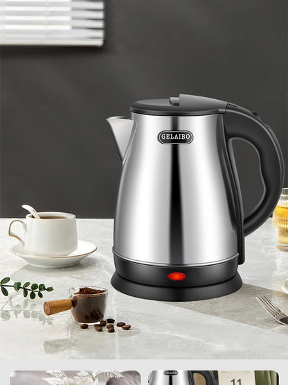 GELAIBO electric kettle, large-capacity 1.8-liter glass kettle, one-button boiling water, automatic shutdown, anti-dry function