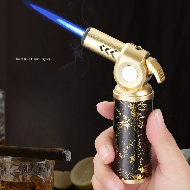 JOBON Metal Windproof Cigar Lighter Camping Kitchen BBQ Baking Tool Welding Gun Turbine Torch Lighters smoke accesoires