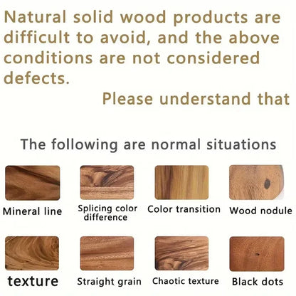 Beech Walnut Wooden Cutting Board Kitchen Chopping Block Cheese Meat Butcher Block - Durable Wood Cutting Board for Kitchen To