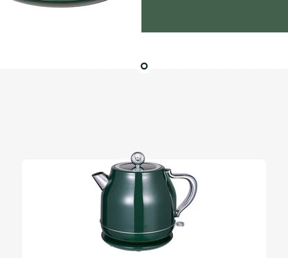 220V 1.5L Household Electric Kettle Water Boiling Cooking Pot Fast Heating Kettle With Stainless Steel Inner 3 Color Available