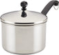 Classic Series Stainless Steel Sauce Pan with Lid, 3-Quart, Induction Cookware