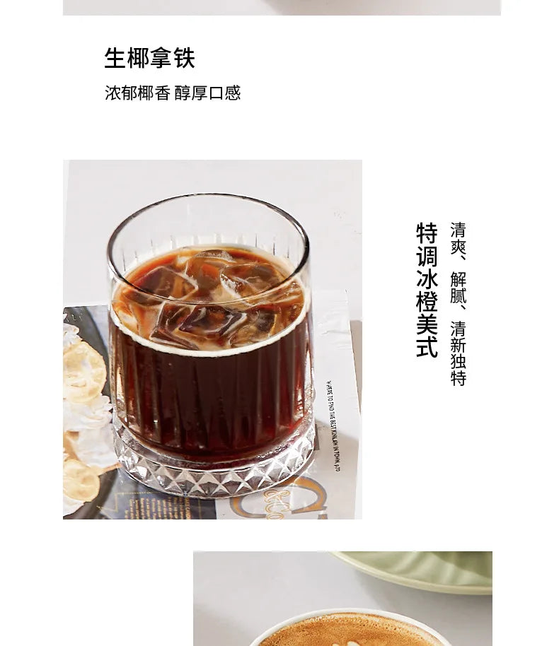 Italian Semi-Automatic Coffee Machine High-Pressure Home Office Use with Concentrated Steam Milk Frother