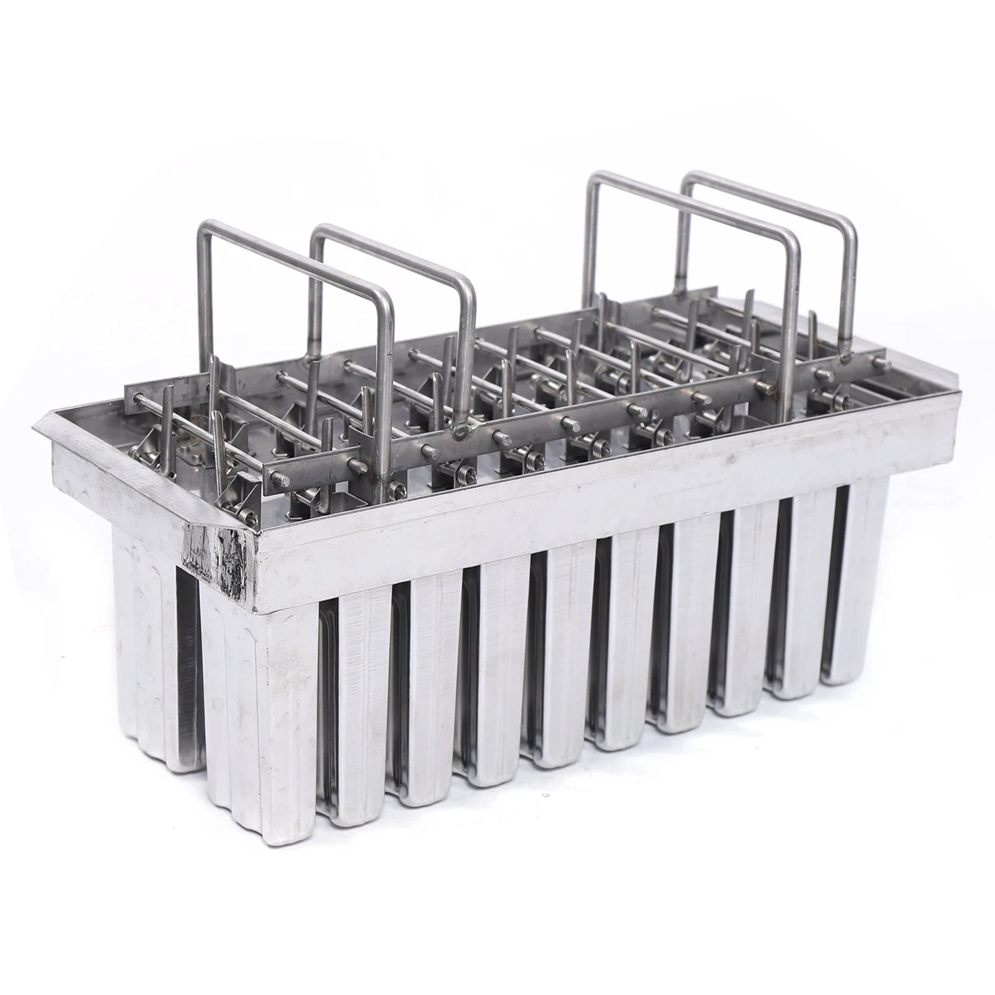 Large Capacity Ice Pop Mold for 20 Ice Cream, Food-Grade Stainless Steel, Space-Saving Design, Easy to Clean, Perfect for