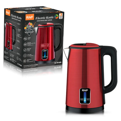 American Standard110VEuropean standard cross-border electric kettle, stainless steel household insulated kettle2.5LAutomatic pow
