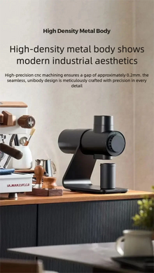 Barsetto E6Air Professional Coffee Grinder 250W 64MM Knife Disc High Efficiency Hand Punched Italian Style Espresso Maker 220V