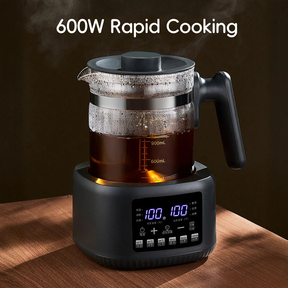 Full-Automatic Steam Tea Maker Modern Electric Wellness Teapot Intelligent Temperature Control Household Desktop Tea Brewer Set