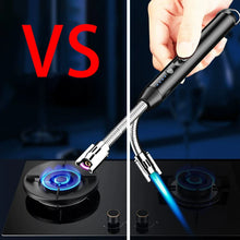 Type-C Rechargeable Kitchen Artifact Portable Smart Pulse Igniter Household Gas Stove Long Handle Electronic Lighter Wholesale