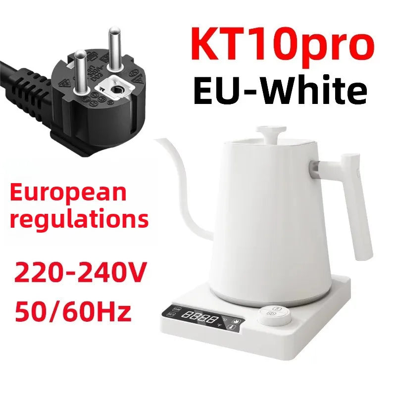Electric Gooseneck Kettle Quick Heating Stainless Steel Pour-Over 1L 1200W Coffee Tea Pot for Hotel Household Coffee Product
