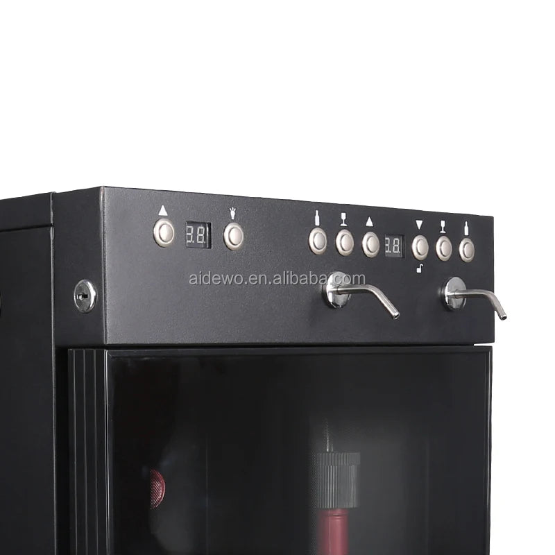 Electric Gas Dual Zone Wine Refrigerator Stainless Steel Built-In Cabinet Constant Temperature Eco-Friendly for Household Use