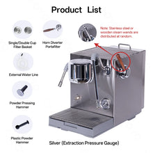 CAFOVO E120 Semi-automatic Espresso Machine ULKA Pump 9Bar OPV System 3 Boiler with OLED Display for Cafe Coffee Maker 220V