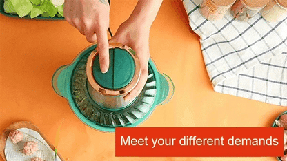 2L 304 Stainless Steel Electric Chopper Meat Grinder Mincer Food Processor Slicer Vegetable food chopper meat slicer machine