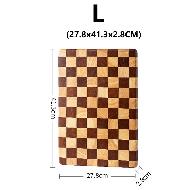 WXCOO Cutting Board Solid Wood Household Tray Mosaic Cutting Boards Wooden Cutting Board Mosaic Chopping Blocks Kitchenware