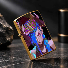 Creative Jinx Bullet Chain Themed Lighter, Stylish Cyber Neon Style Desktop Ornament, Portable Daily Use Ignition Tool, Ideal Gift For Friends And Fans For Collection, Trendy Peripheral For Birthday Holiday, Suitable For All