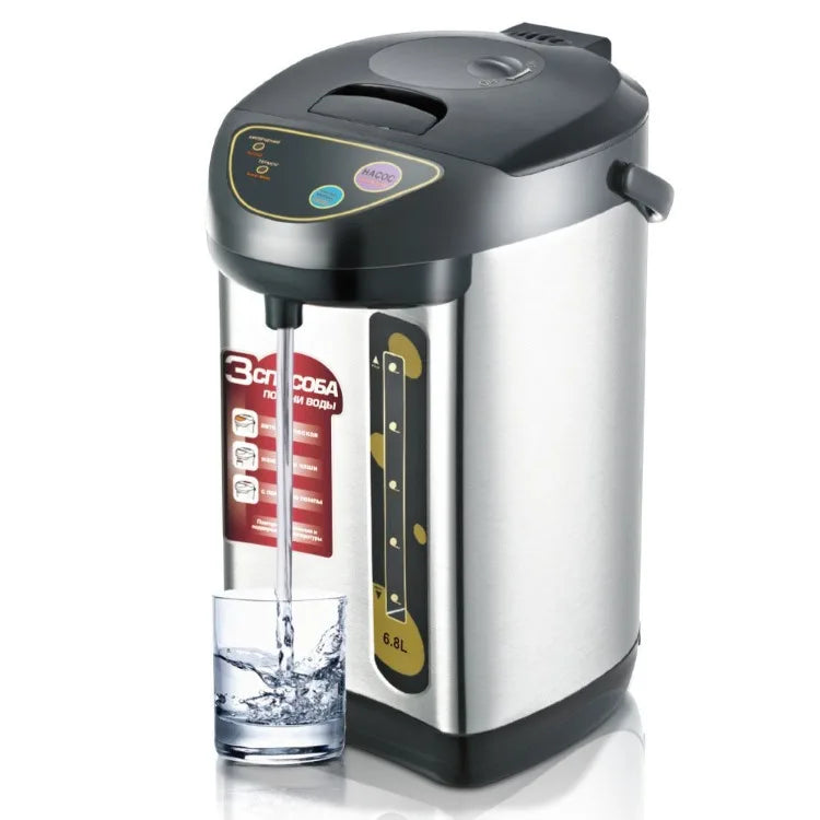 110V/220V Constant Temperature Electric Kettle Full Automatic Stainless Steel 6.8L Large Capacity Home Electric Water Kettle