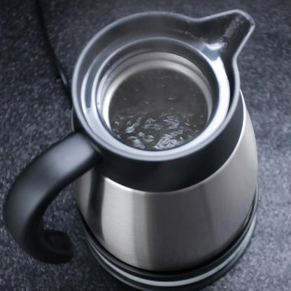 Car Electric Kettle DC 24V Auto Shut Off Automotive Accessories with Cigarette Lighter Heating Kettle for Outdoor Camping