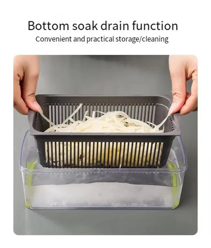 Multifunctional 5 In 1 Handheld Food Chopper Vegetable Slicer Dicer Grater Portable Kitchen Veggie Cutting Prep Tool