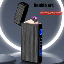 Plasma Dual ARC Touch Sensitive Lighter USB Rechargeable Windproof Flameless Lighter Gift for Men