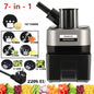 New Commercial Double Spout Vegetable Cutter 4 in 1 Multifunctional Dicing Shredding Slicing Cutting Strips Vegetables