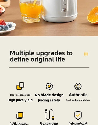 Large-Diameter Orange Juicer Juice And Pulp Separator Home Tea Shop Vegetable Fruit Juicing Machine for Kitchen Use