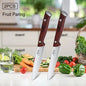 WXCOO 1-5pcs Professional Kitchen Knife Set Ultra Sharp Chef's Knife Meat Cleaver Fruit Slicing Stainless Steel Cutting Board
