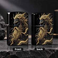 Nordic Myth Star God Themed Portable Lighter, Black Gold Myth Art Style Trendy Creative Item, Practical Accessory For Daily Outings, Suitable For Multiple Scenarios, Exquisite Texture Ideal Gift, Unique Atmospheric Stylish Sm
