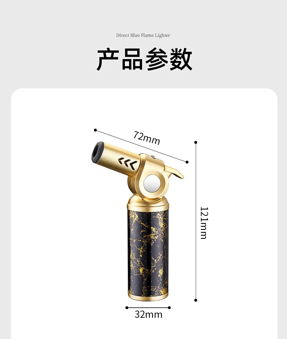 JOBON Metal Windproof Cigar Lighter Camping Kitchen BBQ Baking Tool Welding Gun Turbine Torch Lighters smoke accesoires