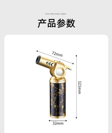 JOBON Metal Windproof Cigar Lighter Camping Kitchen BBQ Baking Tool Welding Gun Turbine Torch Lighters smoke accesoires